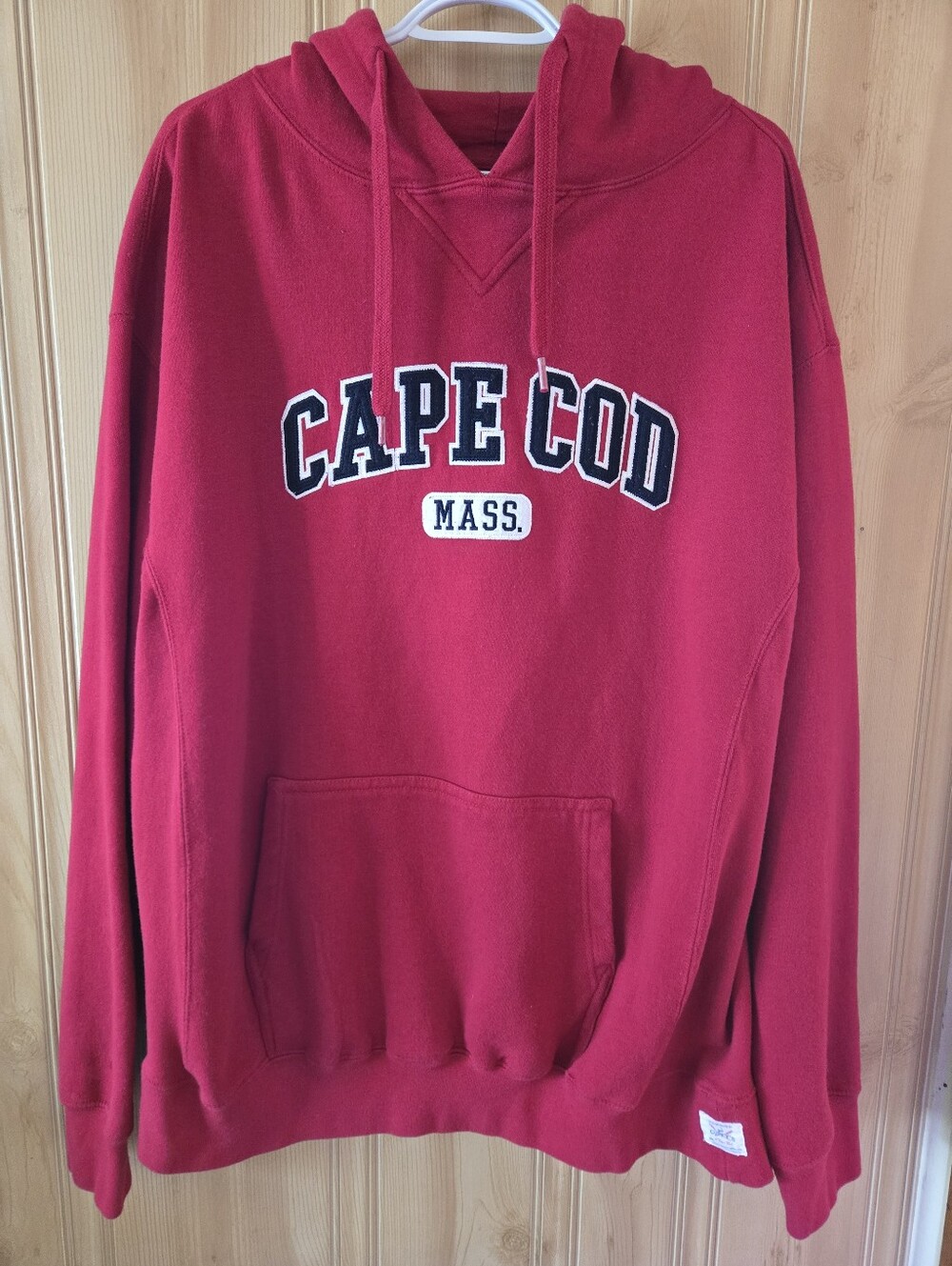 Cuffy's Red Cape Cod Hooded Sweatshirt